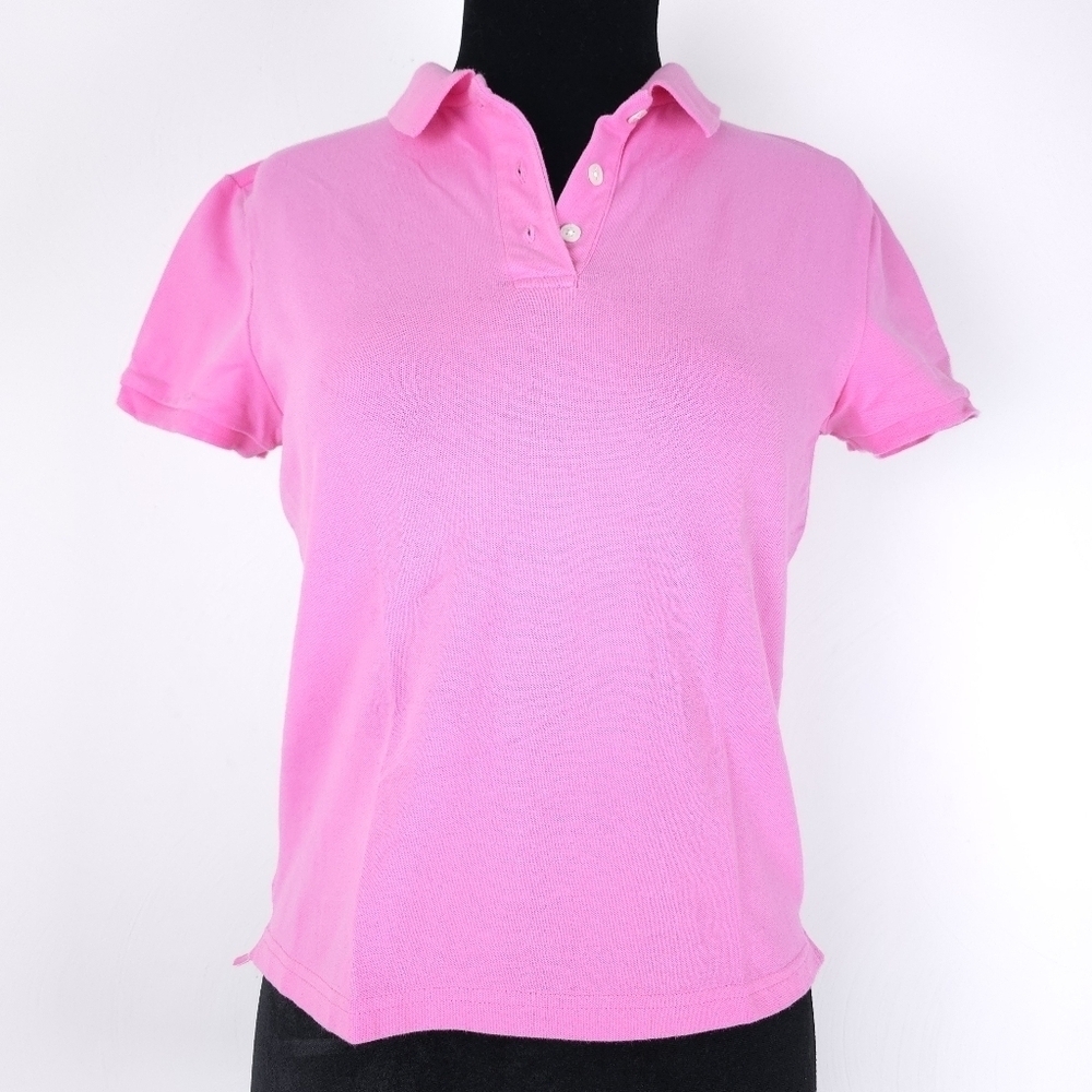 J. Crew Vintage Y2K 05 Pink Polo Baby Tee
